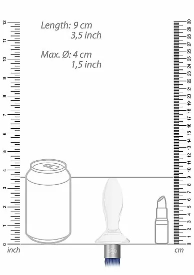 Анальная пробка с хвостом Chrystalino Tail