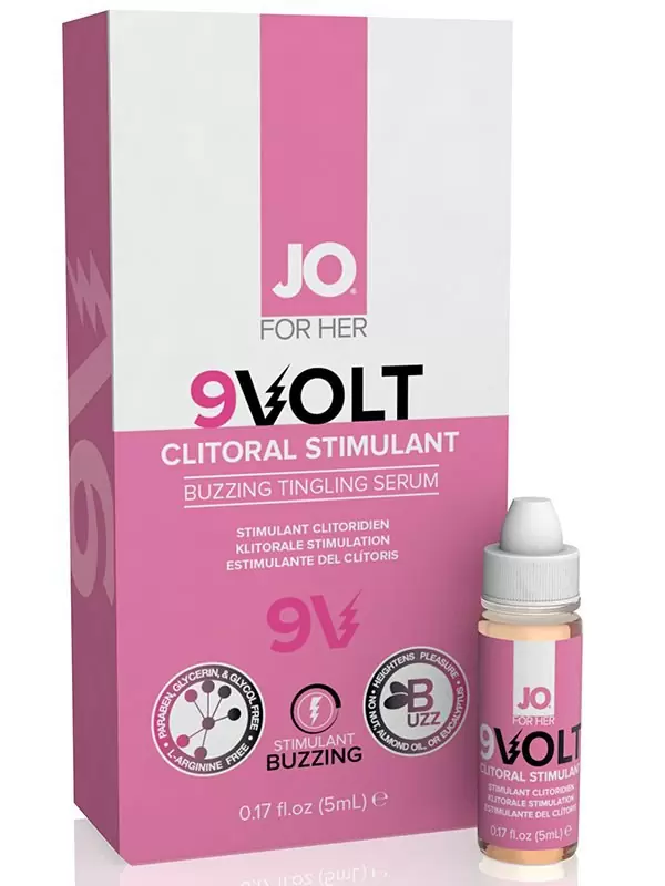 Возбуждающая сыворотка сильного действия JO Volt 9v - 5 мл