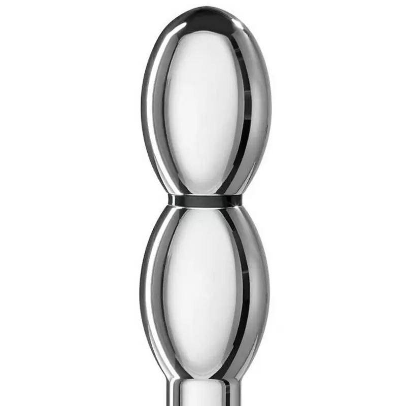 Анально-вагинальный массажер O(h!)-thello с электростимуляцией – серебристый