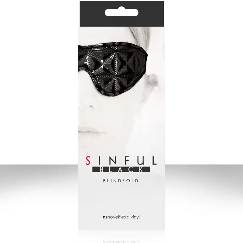 Маска на глаза Sinful Blindfold – черная