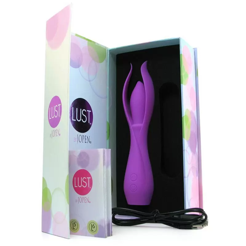 Вибромассажер с лепестками Lust by Jopen L6 – фиолетовый