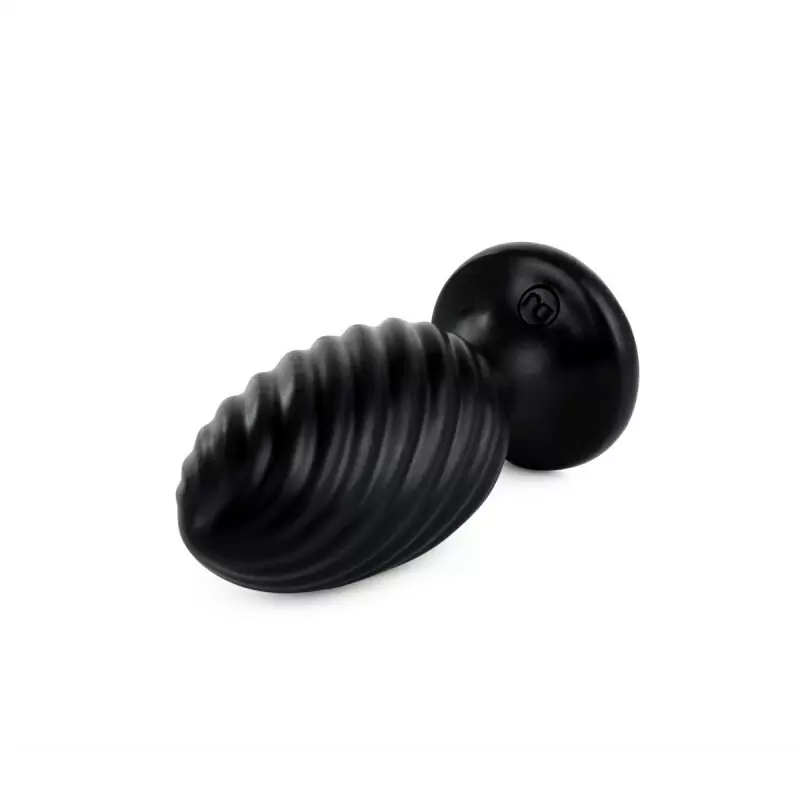 Анальная пробка Platinum Premium Silicone The Swirl – черный