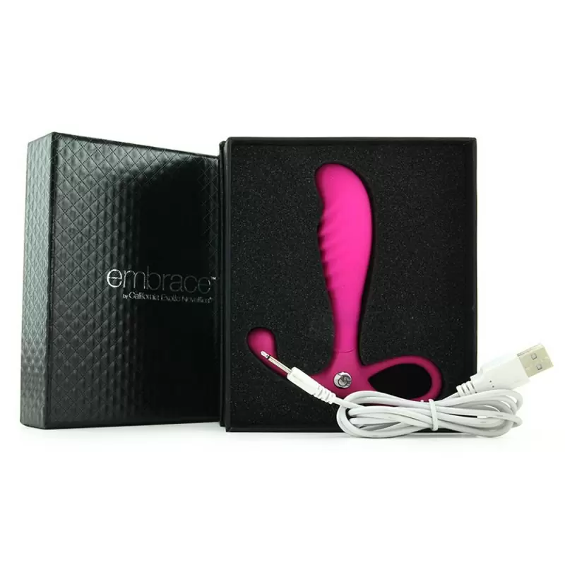 Стимулятор простаты Embrace Tapered Probe перезаряжаемый – розовый