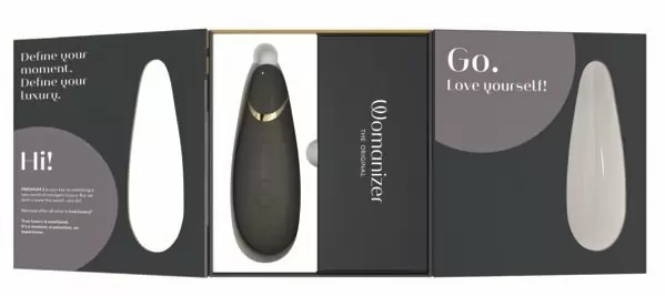 Вакуумный стимулятор клитора Womanizer Womanizer Premium 2. Автопилот, функция умного отключения звука, 14 ур. интенсивности. Черный