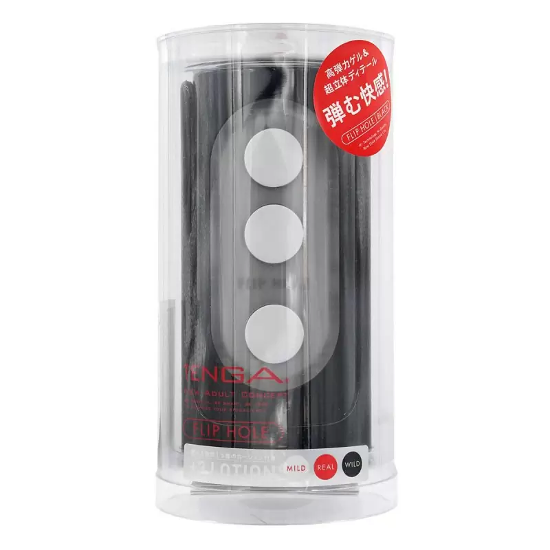 Мастурбатор премиум класса Tenga Flip Hole Black – черный