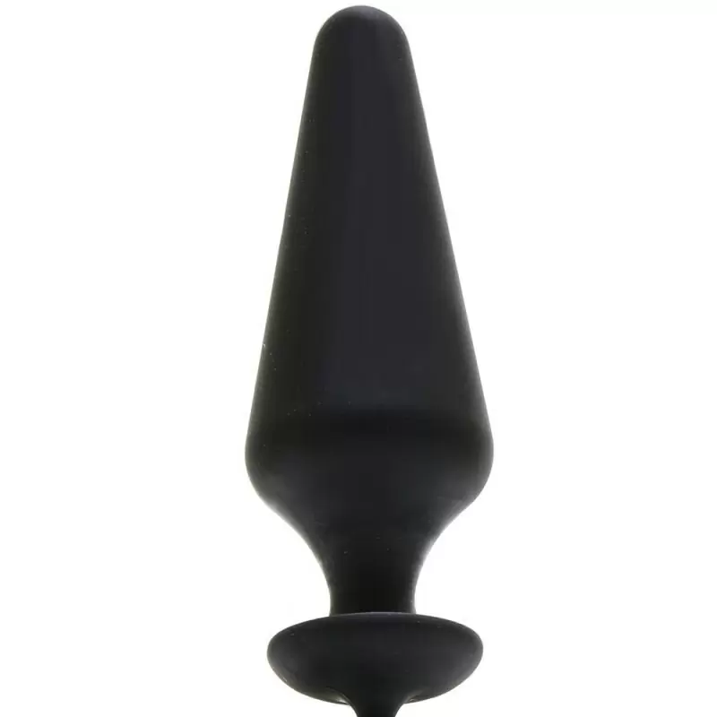 Анальная пробка Dr. Joel Kaplan Probe & Ring с эрекционным кольцом – черный