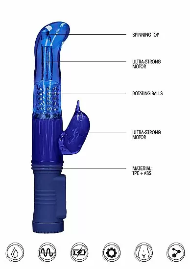Вибратор кролик Rotating Dolphin