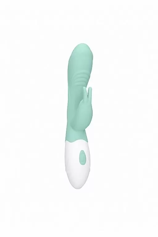 Перезаряжаемый вибратор кролик Juicy (Зеленый)
