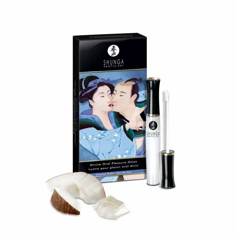 Блеск для губ Shunga Oral Pleasure Gloss «Кокос» - 10 мл