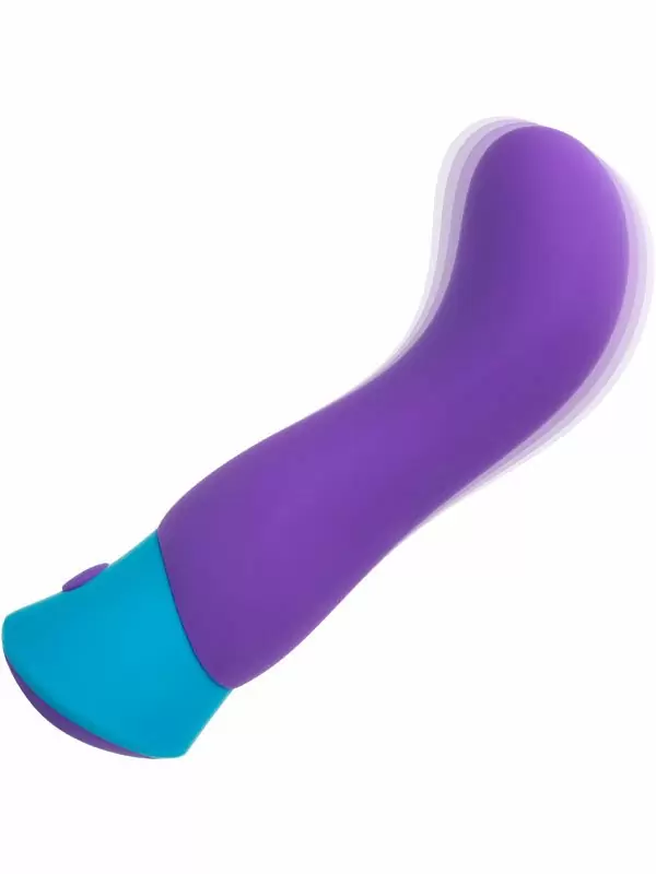 Яркий вибратор California Exotic Novelties Rave G-Vibe, для стимуляции зоны G, 12 режимов, 11 см, силикон
