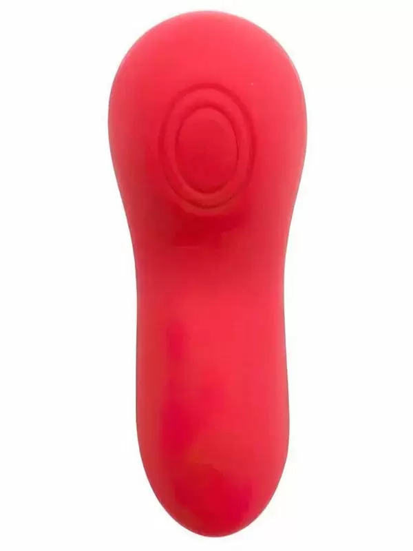 Носимый вибростимулятор-вкладка Magic Motion Funtown Caleo, управление с приложения, силикон, красный | Он и Она 18+