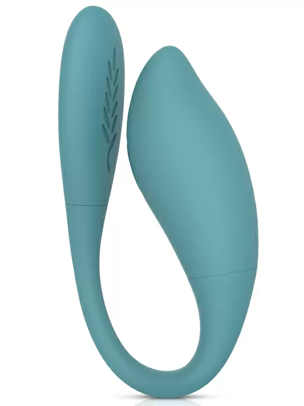 Элегантное виброяйцо One-DC The Daisy, 24,5 см, 5 режимов, силикон, голубой