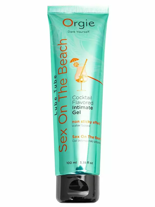 Интимный гель Orgie Lube Tube на водной основе, со вкусом коктейля секс на пляже, 100 мл