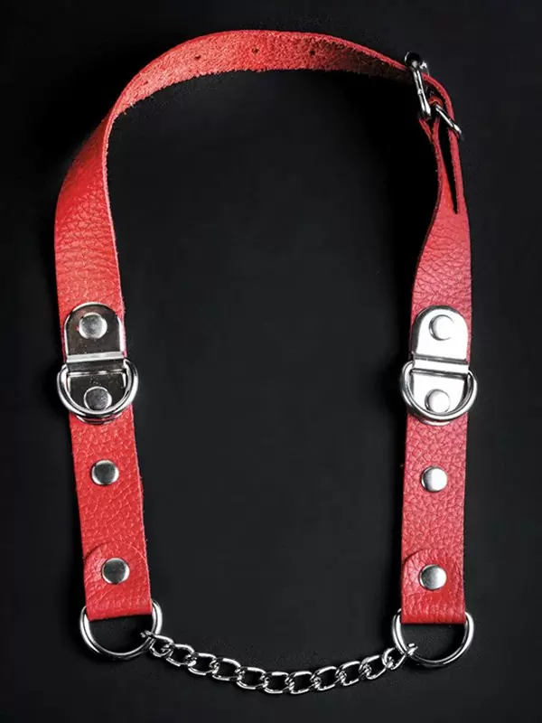 Кляп с цепью Sitabella – красный