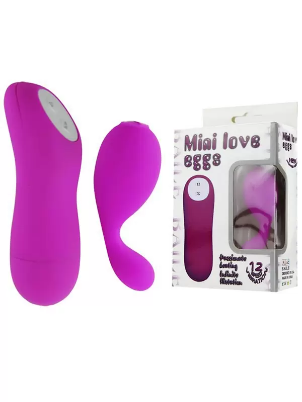 Виброяйцо Mini Love Egg на проводном управлении – розовый 