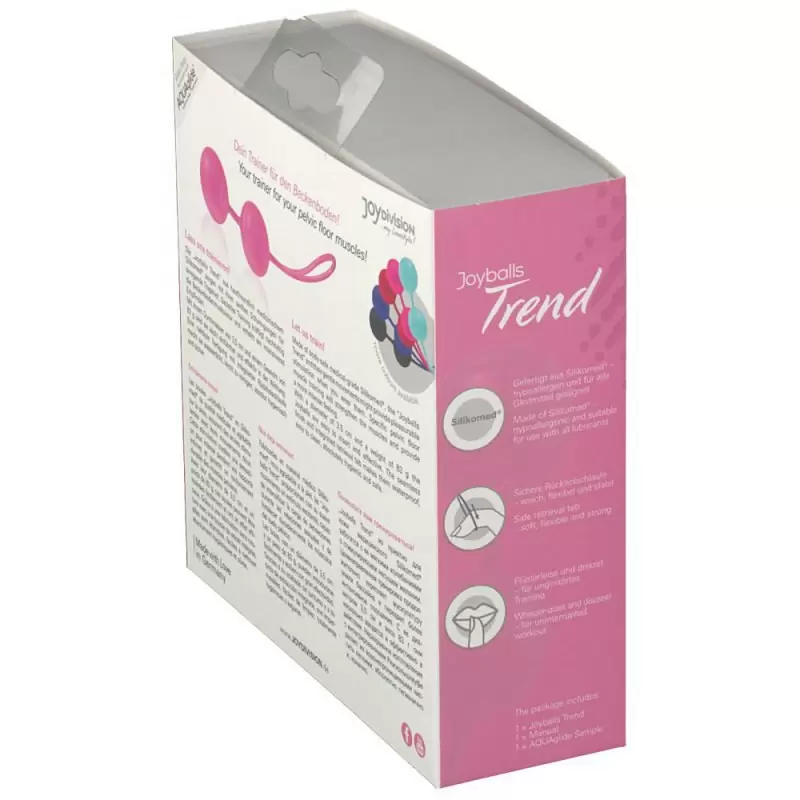 Вагинальные шарики Joyballs Trend со смещенным центром тяжести – светло-розовый