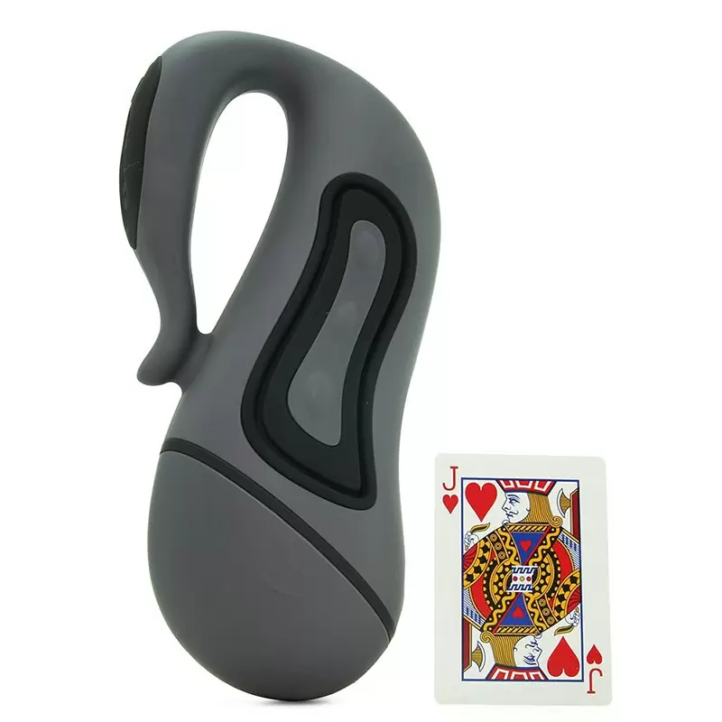 Мастурбатор анус Alpha Stroker 1 с вибрацией – серый