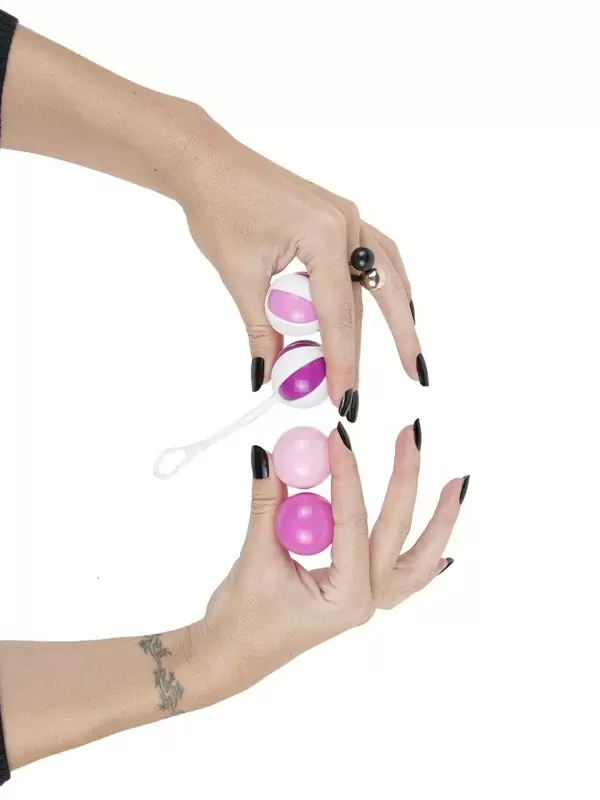 Гладкие вагинальные шарики Geisha Balls – розовый