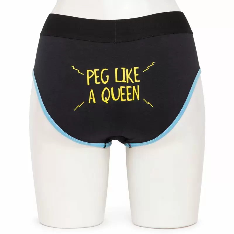 Страпон на трусиках Broad City Pegasus S/M -розовый с черным