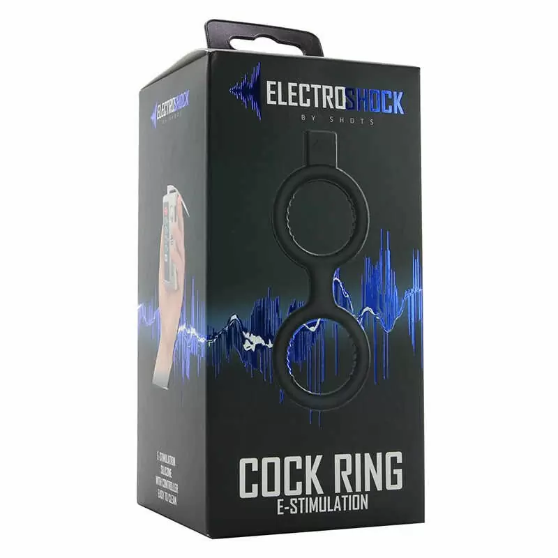 Двойное кольцо с электростимуляцией E-Stimulation Cock Ring with Ballstrap