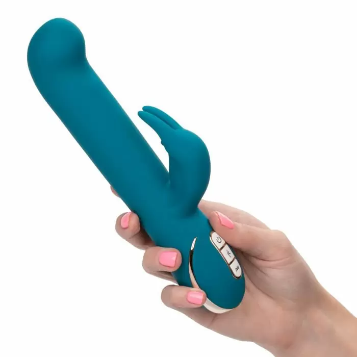 Вибратор с усиленной стимуляцией точки G Calexotics Jack Rabbit Signature Silicone Rocking 
