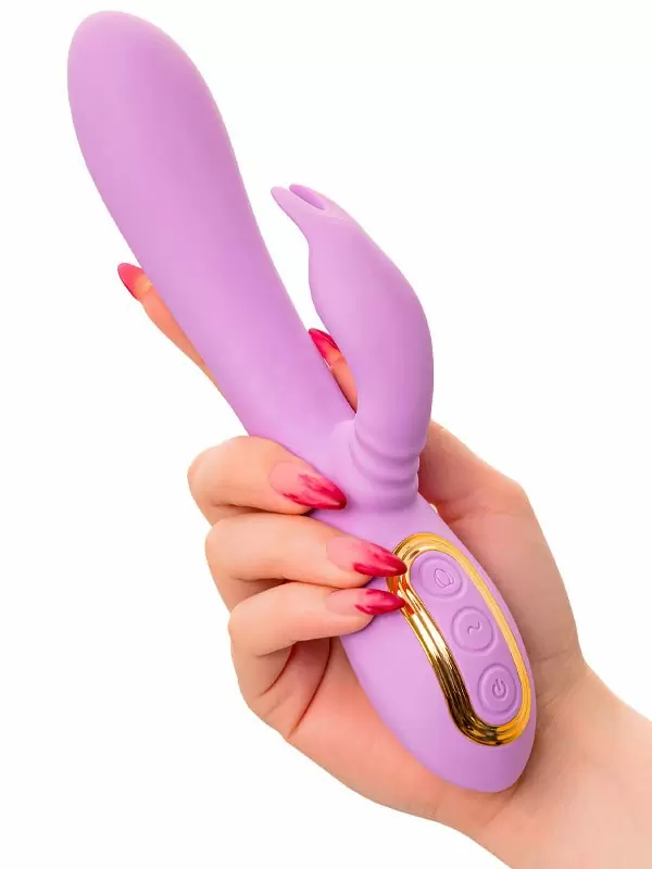 Инновационный вибратор-кролик JOS Jammy, с вращающимся клиторальным стимулятором, 22,5 см, силикон