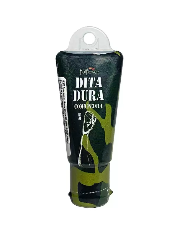 Эрекционный гель Hot Flowers Dita Dura Como Pedra, усиливает эрекцию, повышает чувствительность, 15 мл