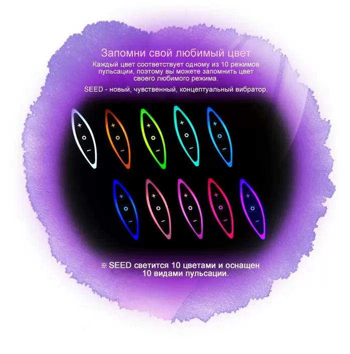 Вибромассажер ZINI SEED