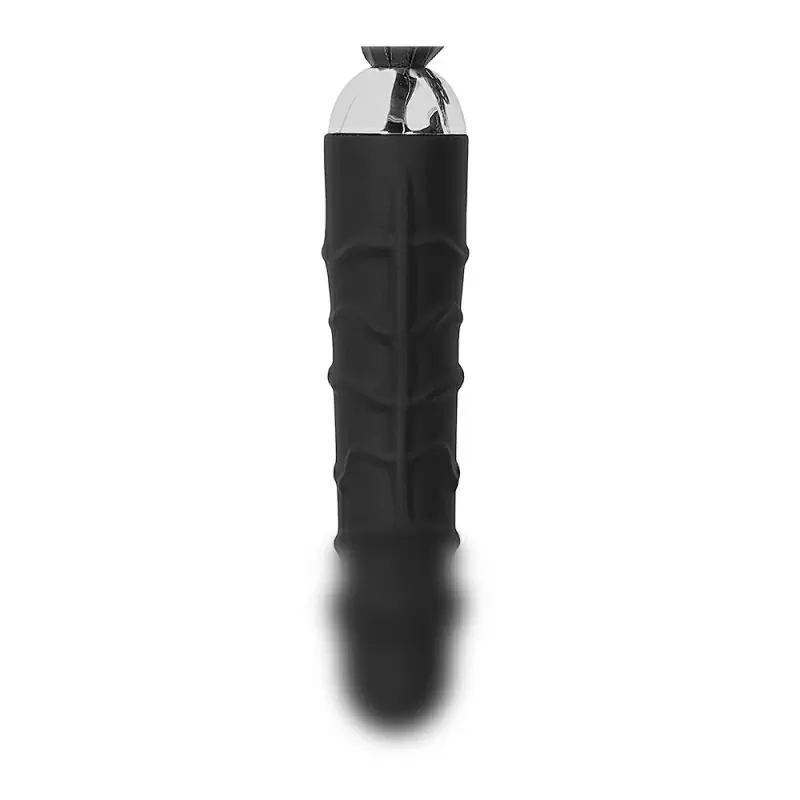 Фаллоимитатор из силикона Black Whip with Realistic Silicone Dildo - Black