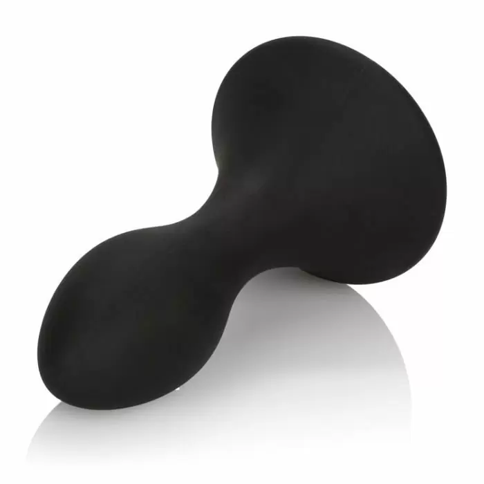 Перезаряжаемая анальная пробка с дистанционным управлением Calexotics 10 Function Remote Anal Climaxer – чёрный