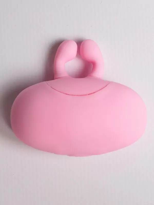 Вибратор для орального секса Youvic 4,9 см, с пультом Д/У, розовый