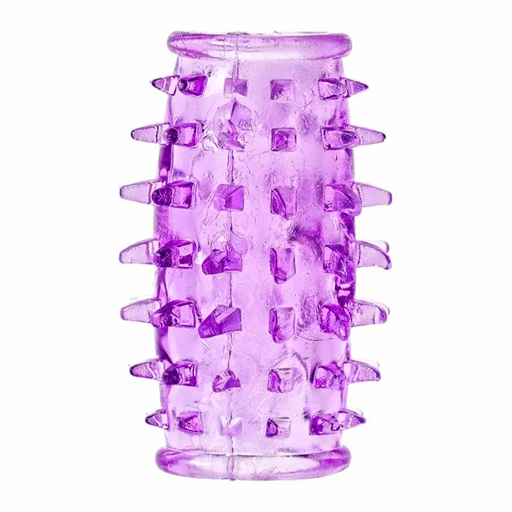 Открытая насадка с шипами Sextoy - фиолетовый