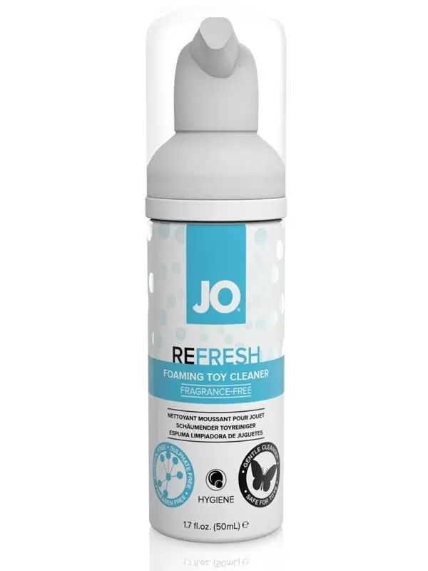 Набор JO из лубриканта Personal H2O и очистителя Refresh Foaming Toy Cleaner