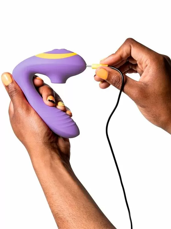 Вакуумный вибратор-кролик Romp Reverb, технология Pleasure Air, 7 режимов, сиреневый