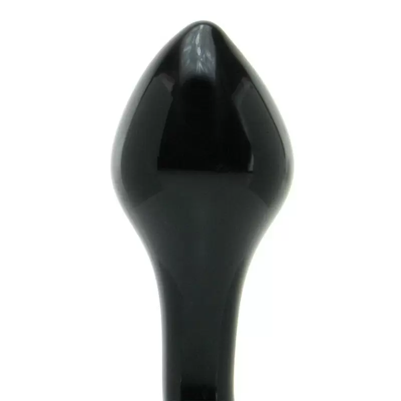 Анальный стимулятор Icicles No. 44 из стекла – черный
