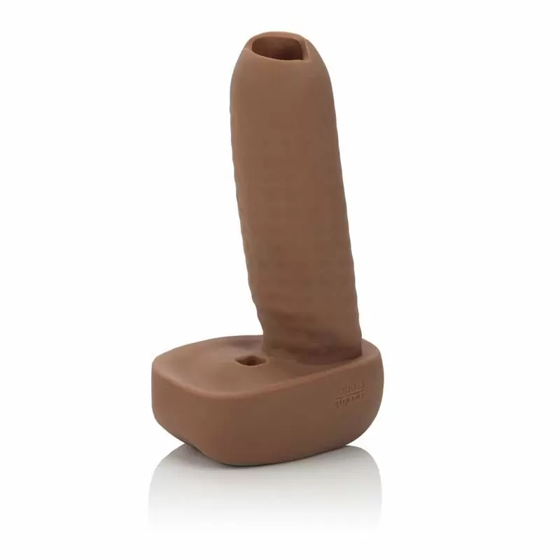 Реалистичный мастурбатор Seductora Caliente с вибрацией – коричневый
