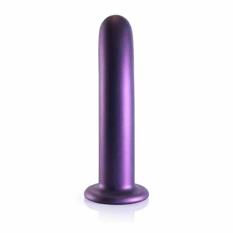 Гладкий фаллоимитатор Shots toys Smooth G-Spot, 17 см, силикон, фиолетовый