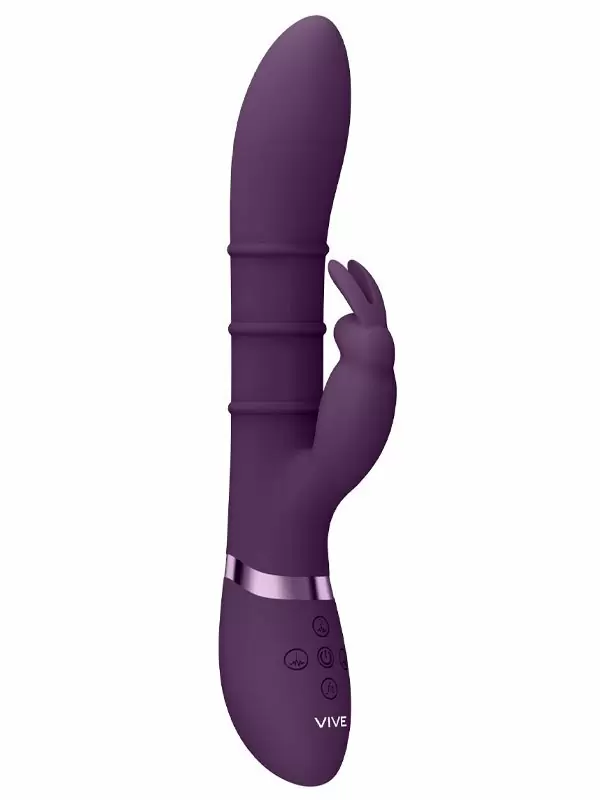 Инновационный вибратор-кролик Shots toys Sora, с 3-мя моторами, 10 скоростей