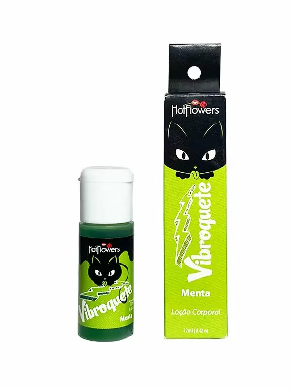 Жидкий вибратор Hot Flowers Vibroquet, мята, 12 мл