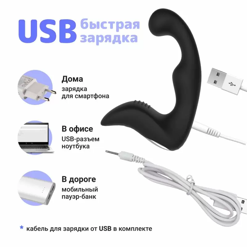 Стимулятор простаты с пультом Jay