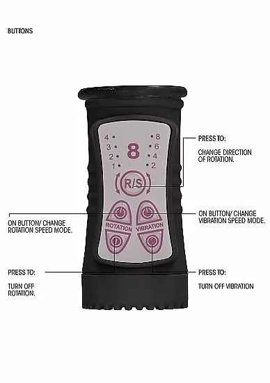 Вибратор кролик Rotating Bubbles - Black