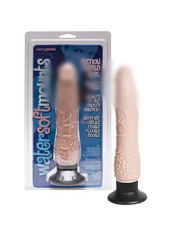 Вибромассажер Waterproof Soft Mount Vibes с присоской – телесный