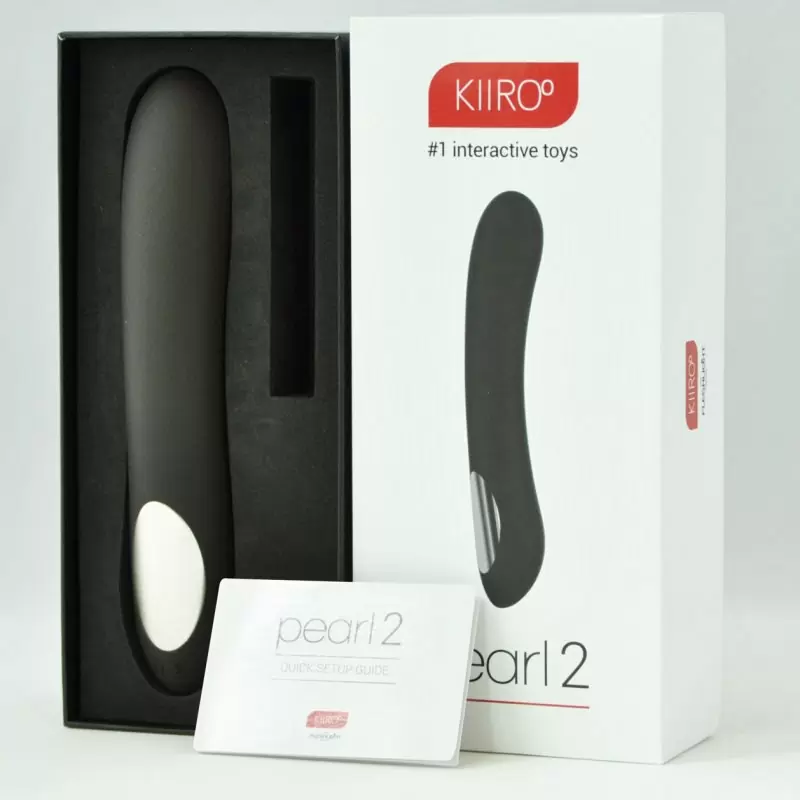 Интерактивный вибратор Pearl 2 для стимуляции точки G – черный