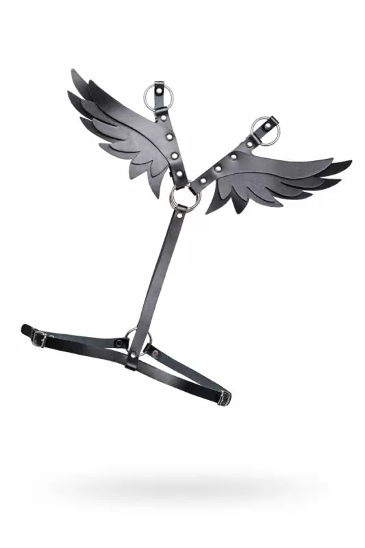 Черная кожаная портупея 