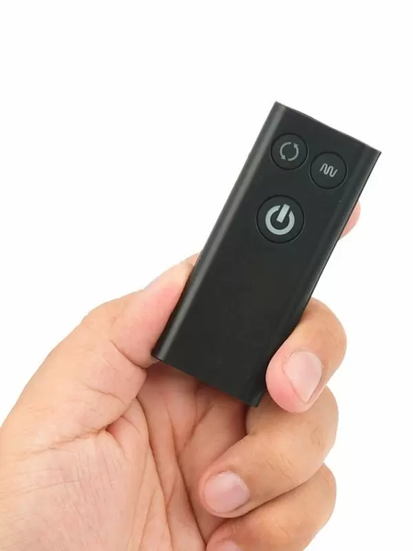 Гибридный стимулятор простаты Nexus Revo Twist, 15 см с пультом Д/У, черный