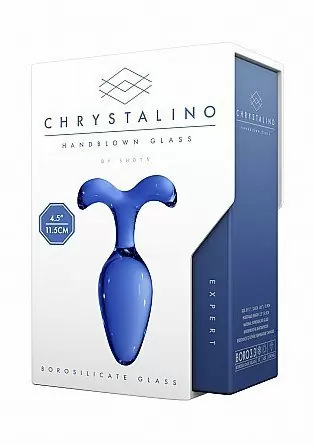 Анальная пробка из стекла Chrystalino Expert				