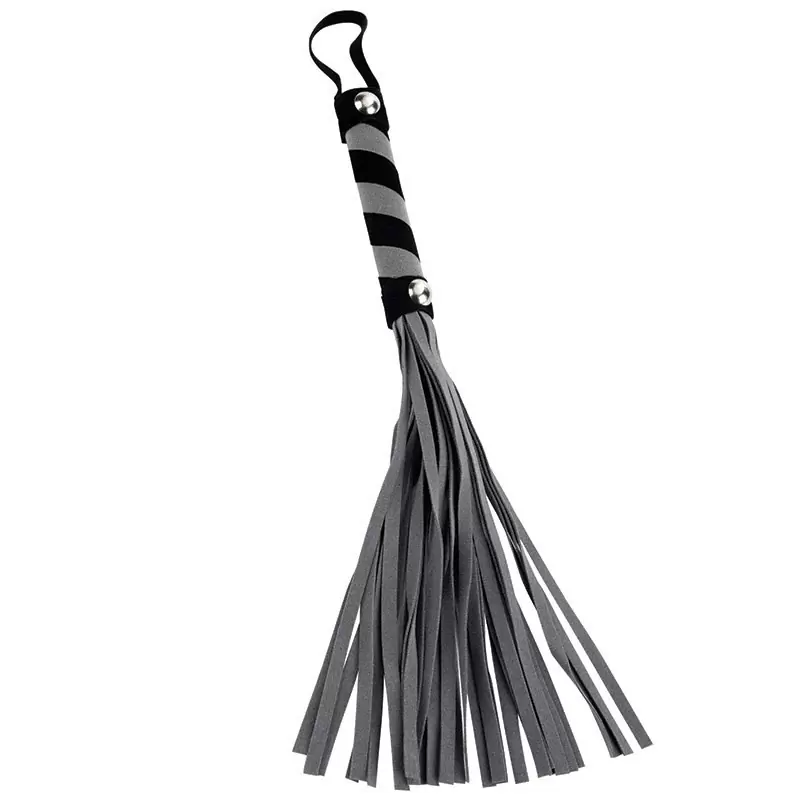 Мягкая мини-плеточка First Time Fetish Flogger – серый