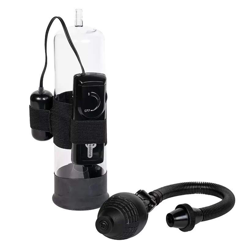 Вакуумная помпа Power Pump с вибрацией – черная