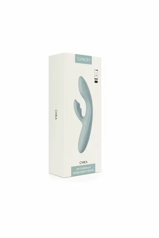 Вибростимулятор-кролик SVAKOM CHIKA с функцией нагрева 