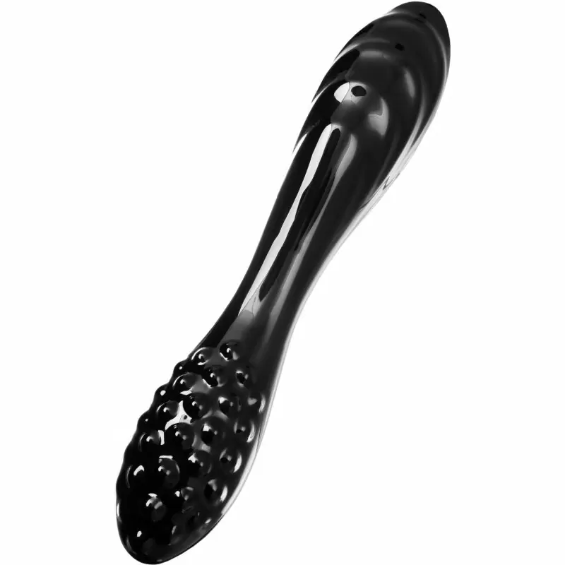 Двухсторонний стеклянный стимулятор Satisfyer Dazzling Crystal 11 (черный)